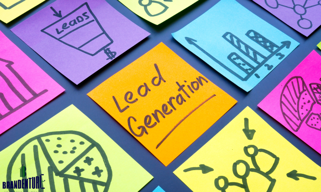 Digital marketing strategy boosting lead generation for a business.